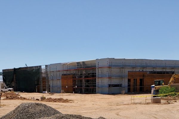 Building update August 30 wide angle both buildings